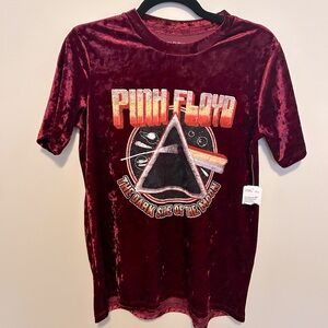 Pink Floyd Crushed Velvet Band Tee